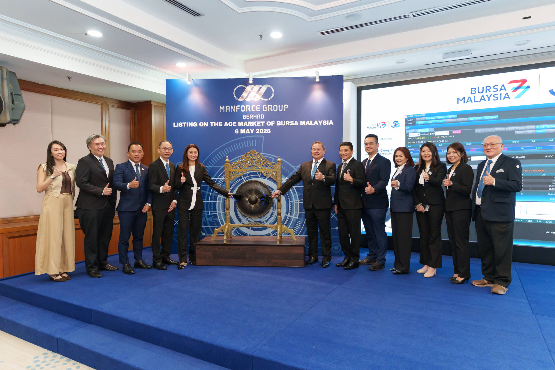 Manforce Group Berhad Marks New Chapter with Transfer Listing to ACE Market  - 06 May 2026 at Bursa Malaysia