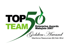 Awards - The 1st Top 50 Team Golden Award, 2007